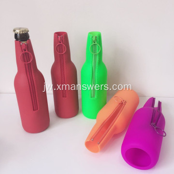 Kustom Water GlassBottle Cover Silicone Sleeve for MasonJars